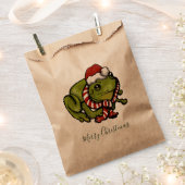 Merry Christmas Shetland Pony Favor Bag Bedankzakje (Geknipt)