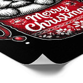 Merry Christmas Shih Tzu Graphic Tee  Poster (Hoek)