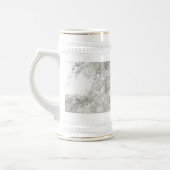 Merry Christmas Shiny Crystal White Stein Bierpul (Links)