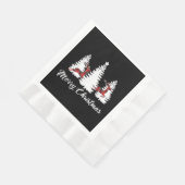 Merry Christmas Shirt for Women Buffalo Plaid Rein Servet (Hoek)