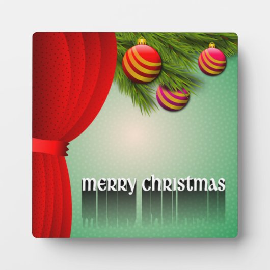 "MERRY CHRISTMAS" SIGN FOTOPLAAT (Voorkant)