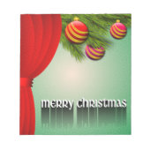 "MERRY CHRISTMAS" SIGN NOTITIEBLOK (Voorkant)