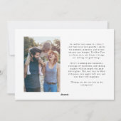 Merry Christmas Signature Multi Photo Wit Feestdagenkaart (Achterkant)