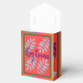 MERRY CHRISTMAS SILVER LEAVES BEDANKDOOSJES (Geopend)