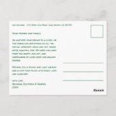 MERRY CHRISTMAS Simple Dove CUSTOM 2 FOTO Vakantie Briefkaart (Achterkant)