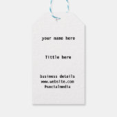 MERRY CHRISTMAS SIMPLE LABEL CADEAULABEL (Achterkant)