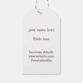 MERRY CHRISTMAS SIMPLE LABEL CADEAULABEL (Achterkant)
