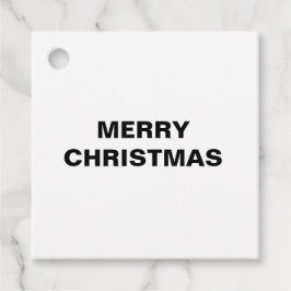 MERRY CHRISTMAS SIMPLE WHITE LABEL