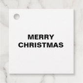 MERRY CHRISTMAS SIMPLE WHITE LABEL (Voorkant)
