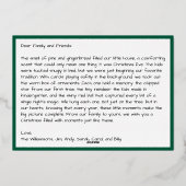 Merry Christmas Six ingelijst Afbeeldingen Front G Folie Feestdagenkaart (Achterkant)