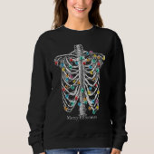 Merry Christmas Skeleton Ribcage With String Of Li Trui (Voorkant)