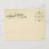 Merry Christmas Sled  Reproduction Briefkaart (Achterkant)