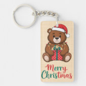 Merry Christmas Sleutelhanger (Voorkant)