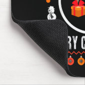 Merry Christmas Sloth Ugly Sweater Xmas Knit Sloth Muismat (Hoek)