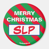 MERRY CHRISTMAS SLP-koelkast Magnet (Voorkant)