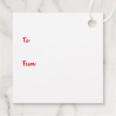 Merry Christmas Snow Wereldbol Sneeuwmannen Bedankjes Labels (Achterkant)