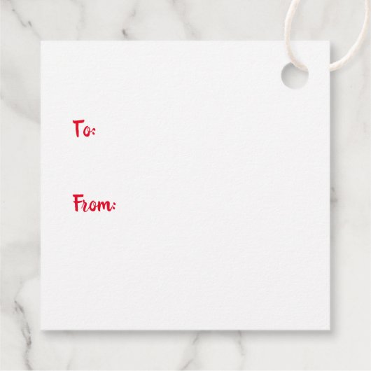 Merry Christmas Snow Wereldbol Sneeuwmannen Bedankjes Labels (Achterkant)