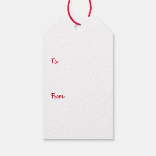 Merry Christmas Snow Wereldbol Sneeuwmannen Cadeaulabel (Achterkant)