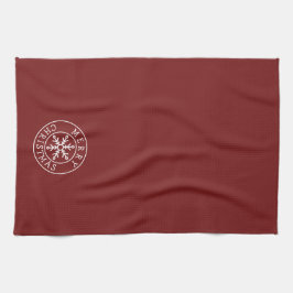 Merry Christmas Snowflake Theedoek