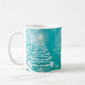 Merry Christmas Snowflakes Tree Flowers & Stars   Koffiemok (Links)