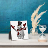 "MERRY CHRISTMAS" SNOWMAN FOTOPLAAT (Insitu)