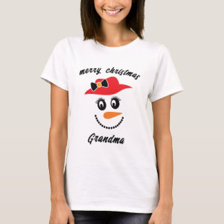 Merry Christmas Snowman T-Shirt