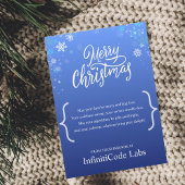 Merry Christmas Software Development Company Feestdagenkaart