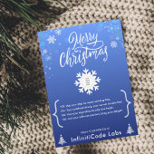 Merry Christmas Software Development Company Logo Feestdagenkaart