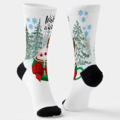 Merry Christmas Sokken (Gebogen)