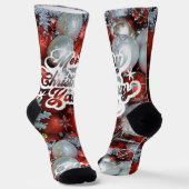 Merry Christmas Sokken (Gebogen)