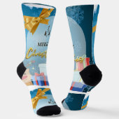 Merry Christmas Sokken (Gebogen)