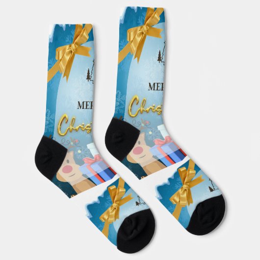 Merry Christmas Sokken (Rechts)