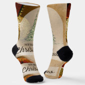 Merry Christmas Sokken (Gebogen)