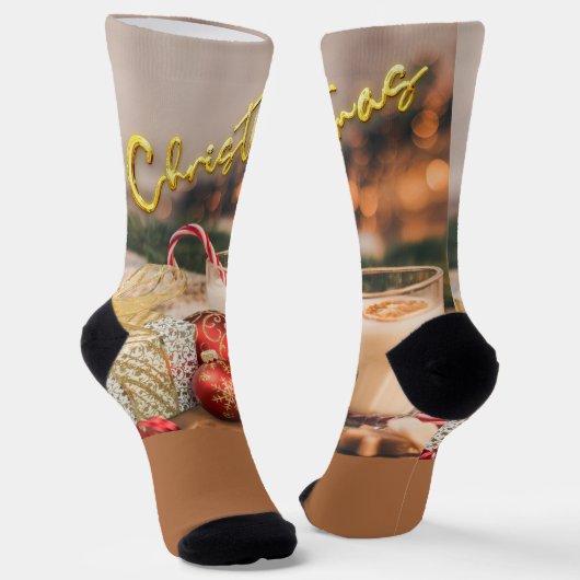 Merry Christmas Sokken (Gebogen)