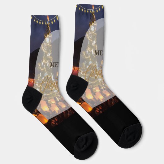 Merry Christmas Sokken (Rechts)