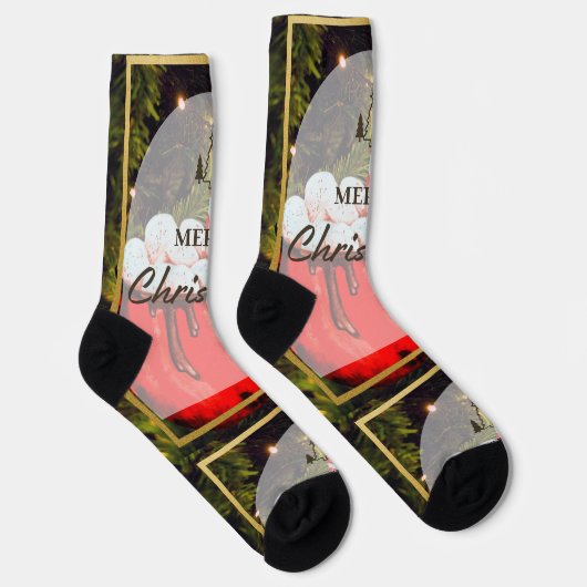 Merry Christmas Sokken (Rechts)