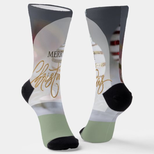 Merry Christmas Sokken (Gebogen)