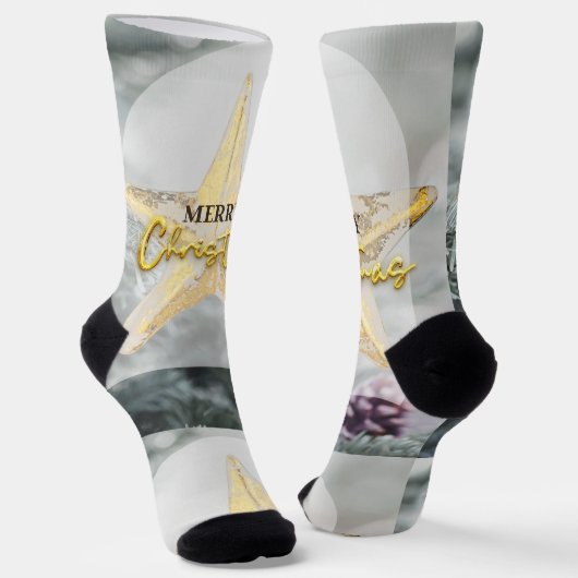 Merry Christmas Sokken (Gebogen)