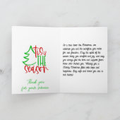 Merry Christmas Soldier - Gevouwen Wenskaart Kaart (Binnen)