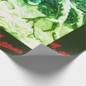 MERRY CHRISTMAS SPARROW IN SNECHRISTMAS WRAPPING CADEAUPAPIER (Hoek)