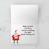 MERRY CHRISTMAS SPECIAL * 6 JAAR OUD * KAART (Binnen)