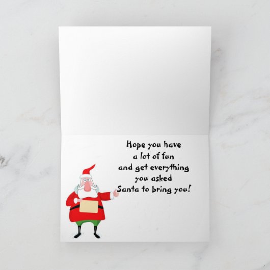 MERRY CHRISTMAS SPECIALE * 2 JAAR OUDE * KAART (Binnen)