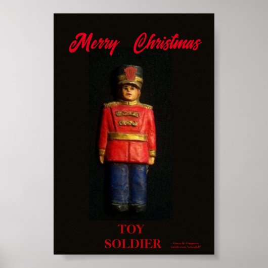 MERRY CHRISTMAS SPEELGOED SOLDIER POSTER (Voorkant)