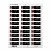 Merry Christmas Spooky Gothic Etiket (Full Sheet)