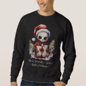 Merry Christmas Spooky Gothic Trui (Voorkant)