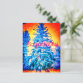 MERRY CHRISTMAS SPRUCE BRIGHT2 BRIEFKAART (Staand voorkant)