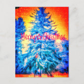 MERRY CHRISTMAS SPRUCE BRIGHT2 BRIEFKAART (Voorkant)