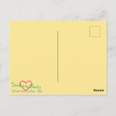 MERRY CHRISTMAS SPRUCE LIGHT1 BRIEFKAART (Achterkant)