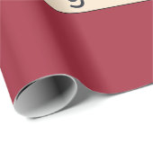 Merry Christmas Squirrel Two Christmas Trees Cadeaupapier (Rol Hoek)