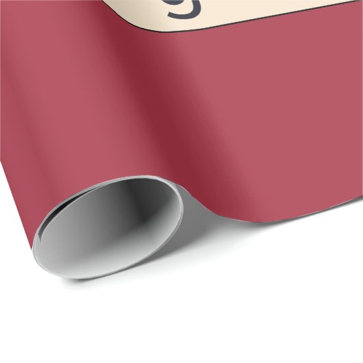 Merry Christmas Squirrel Two Christmas Trees Cadeaupapier (Rol Hoek)